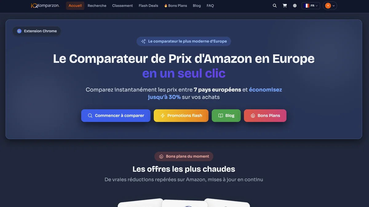 Présentation du comparateur Komparzon